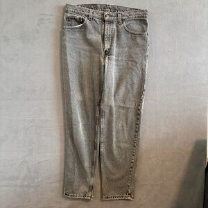 Levi's Men's Black Faded Relaxed Jeans